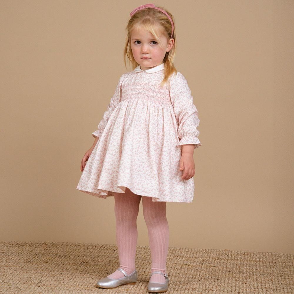 Amaia Kids - Shirley dress - Pink floral アマイアキッズ