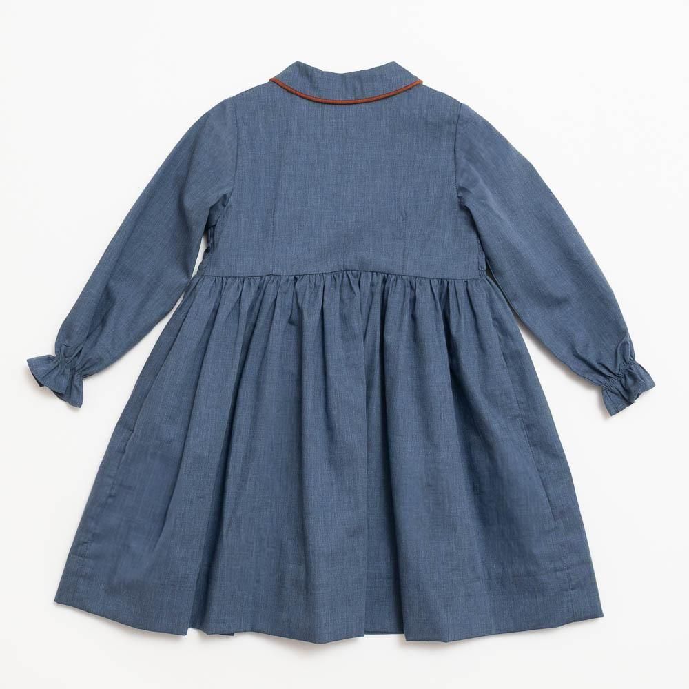 SALE50%OFF】Amaia Kids - Paris dress - Chambray アマイアキッズ