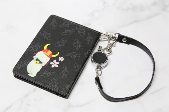 ひこにゃん 4ポケットパスケース 【リール付き】