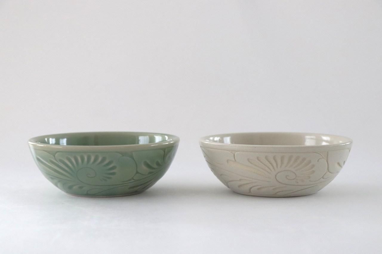 ボウル | 辰砂乳白2025 - 育陶園 やちむんの窯元｜沖縄の陶器 和食器