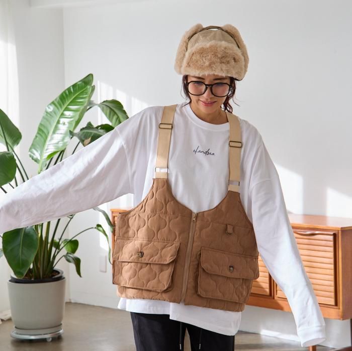 キルティングベスト/撥水加工