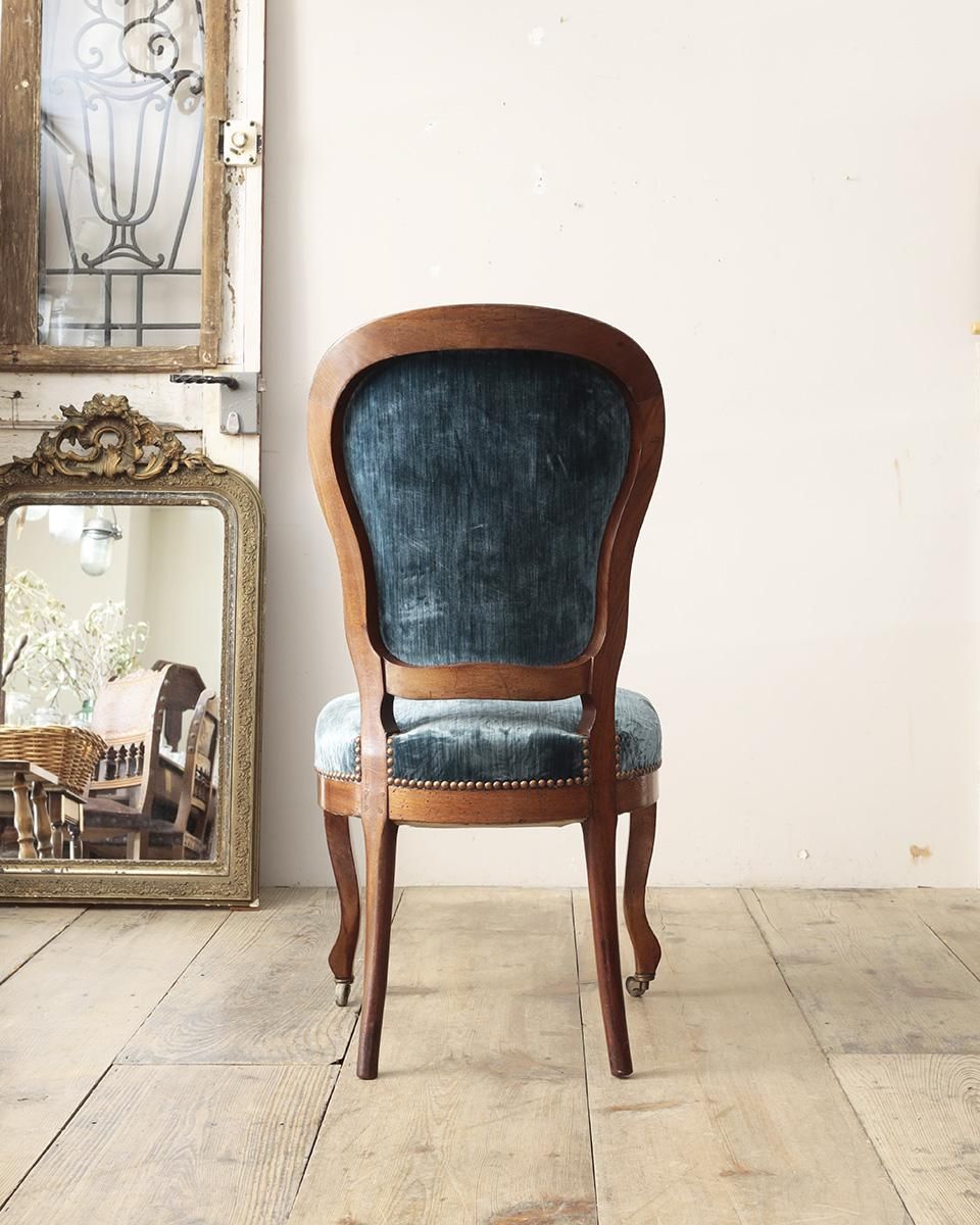 フランスアンティーク クッションチェア サロンチェア.9 ｜Antiques Knock