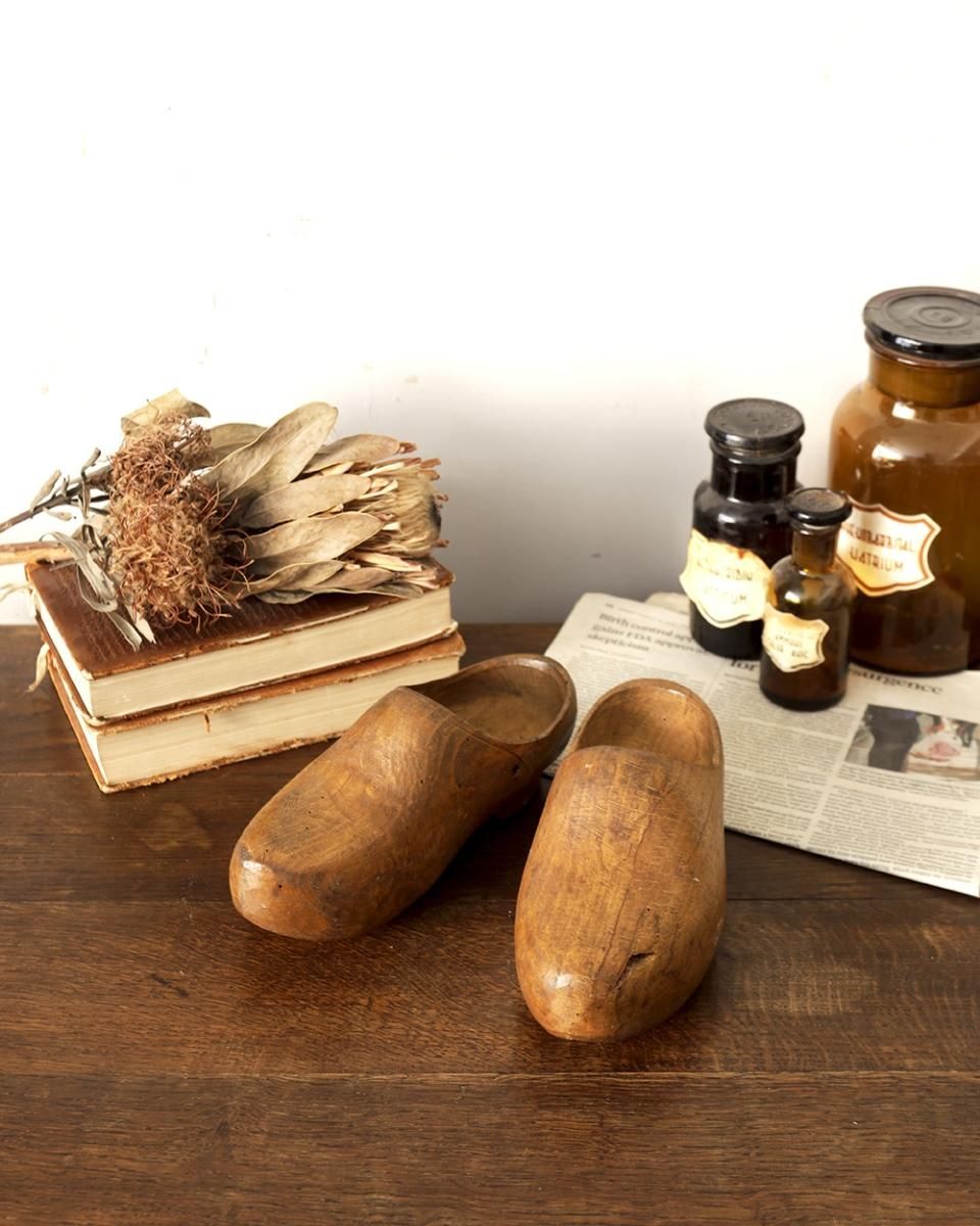 フランスアンティーク サボ （木靴）.b | Antiques Knock