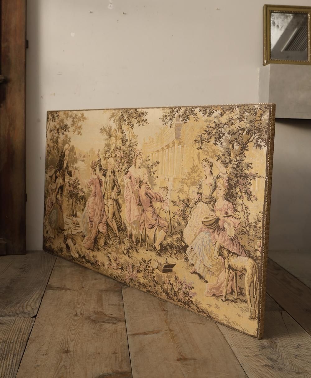 フランスアンティーク ウォールアートゴブラン織り タペストリー