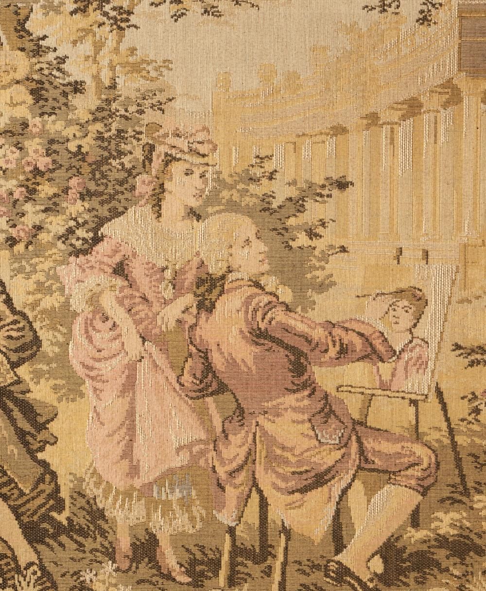 フランスアンティーク ウォールアートゴブラン織り タペストリー
