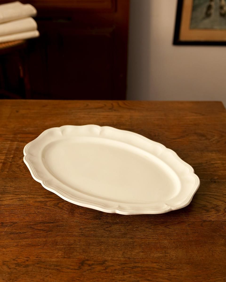 アンティーク Sarreguemines（サルグミンヌ） 花リムデザインの大きい