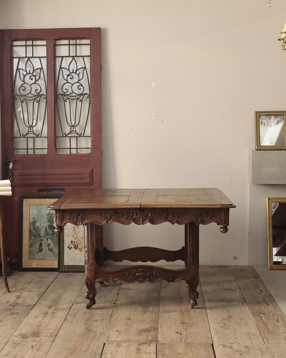 フランスアンティーク 木製 ダイニングテーブル | Antiques Knock