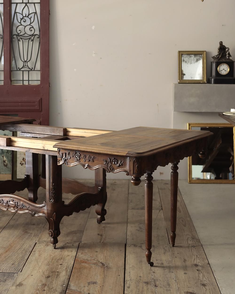 フランスアンティーク 木製 ダイニングテーブル | Antiques Knock