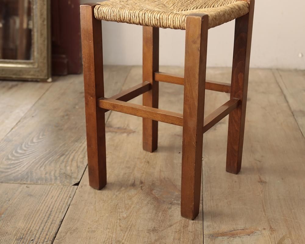アンティーク ラッシュスツール ラッシュシート スツール | Antiques Knock