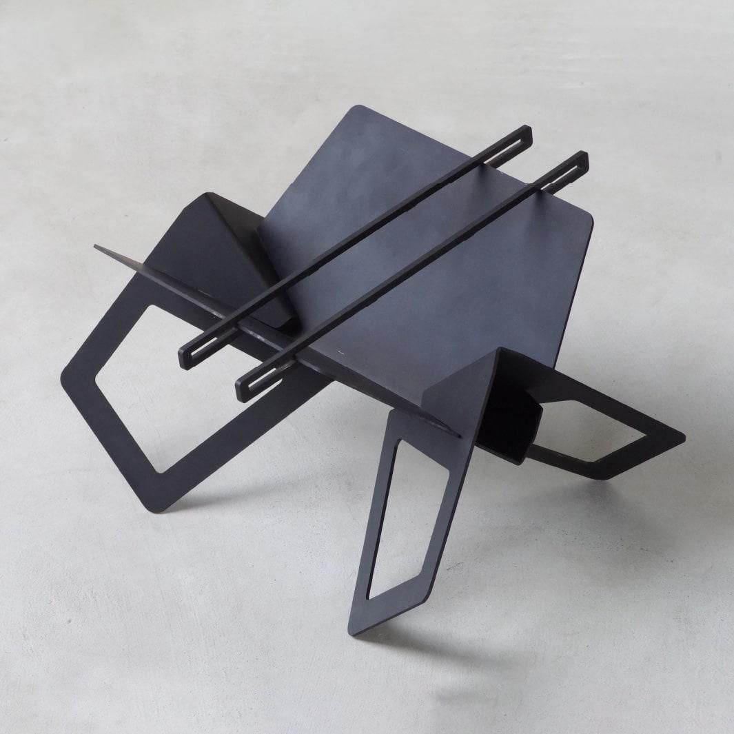 ファイヤースタンドオリジナル ブラック*2/18出荷 - アイアンキャンプ