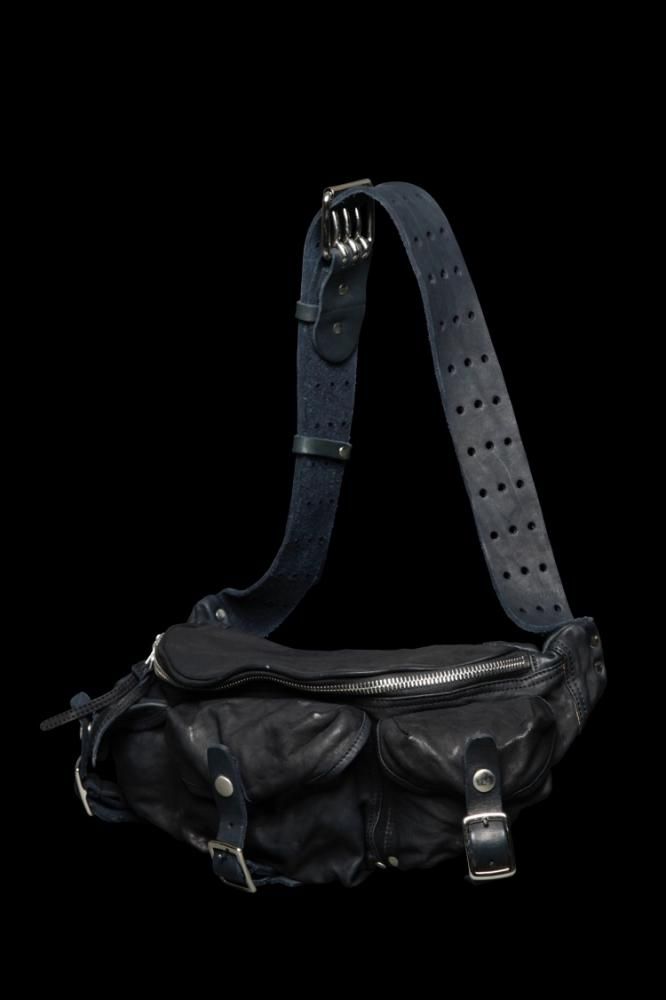 DOUBLE SHOULDER GARMENT-DYED 3PIN-BELT SHOULDER BAG - BACKLASH