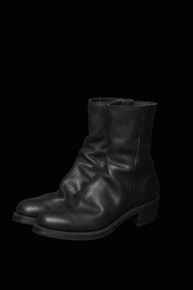 GUIDI CALF CRINKLE SIDE ZIP BOOTS - BACKLASH バックラッシュ通販