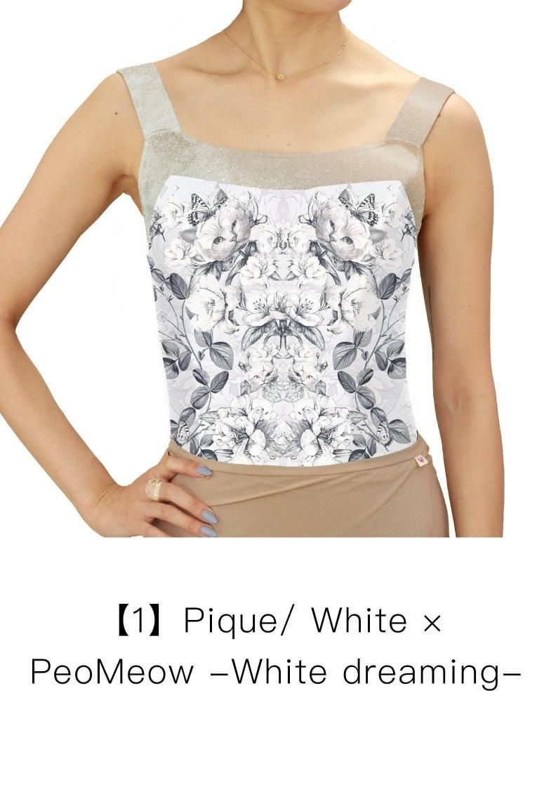 PeoMeow -White dreaming-】Pique design - Balletwear brand unoa