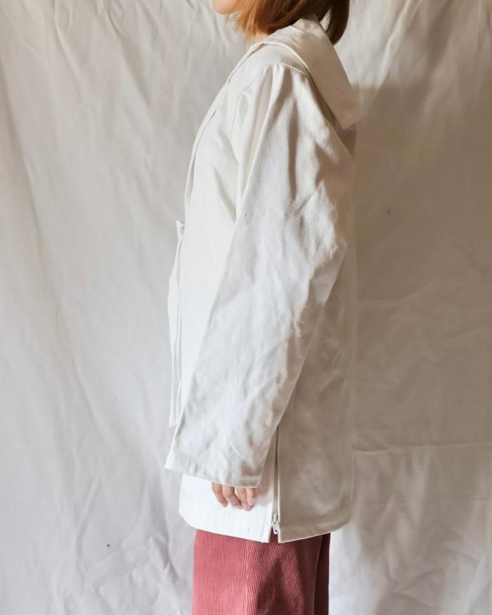 FUMIKA UCHIDA： CANVAS SAILOR TOP - OFF WHITE - ORANN ONLINE SHOP