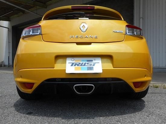 ONLINE SHOP限定】【大型商品】GReddy TWマフラー DZF4R(メガーヌ3RS