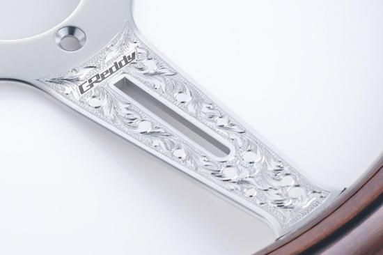 GReddy スポーツステアリング エングレービング施工 for ウッド