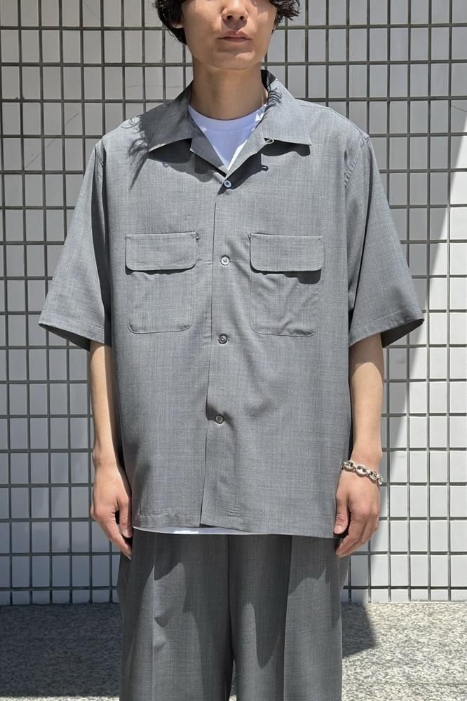 Unlikely 2P Sports Open Shirts S/S Tropical(Gray) - H-L