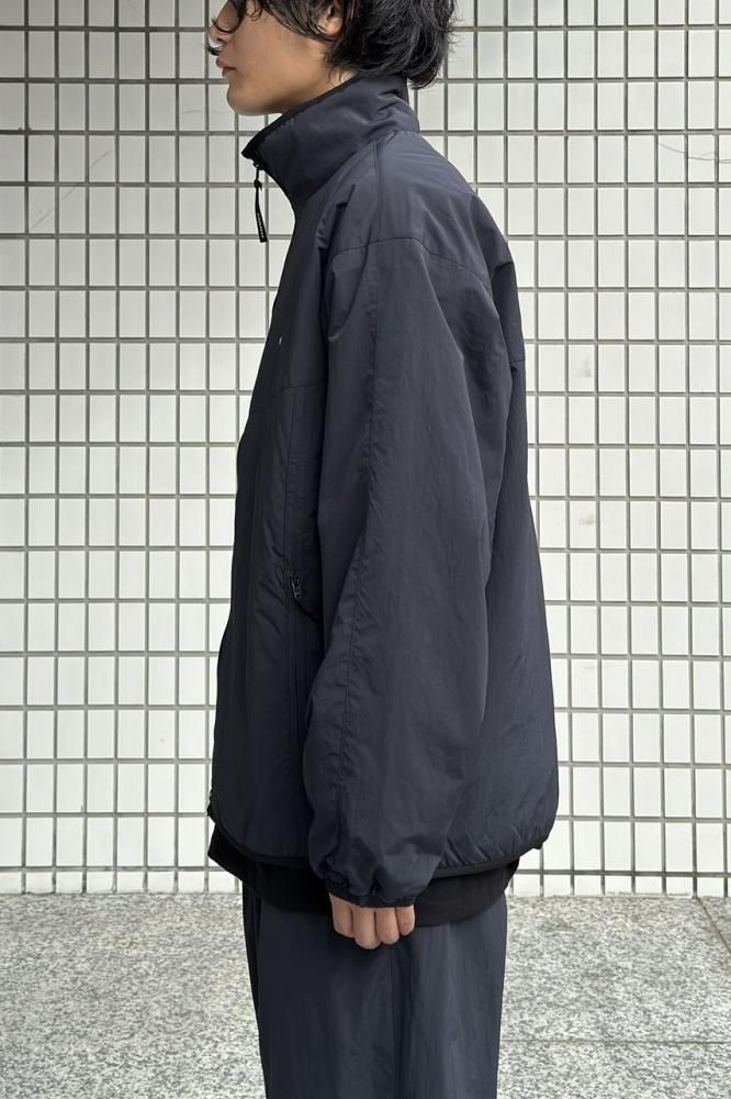 Nylon Zip Up Jacket(Black) - H-L