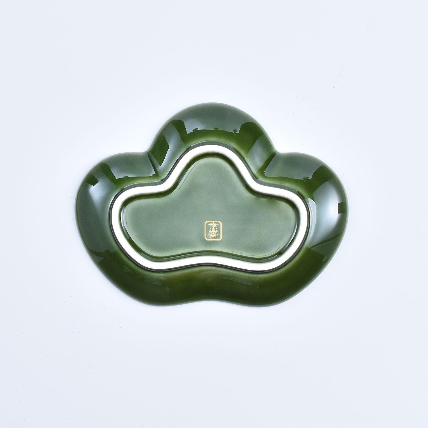 茶緑金 松葉形銘々皿 - 有田焼のまるぶんオンラインストア｜おしゃれな