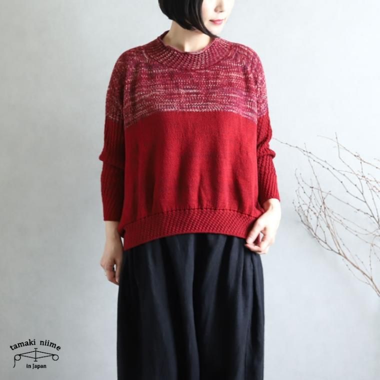tamaki niime(タマキ ニイメ) 玉木新雌 only one PO knit ミィラァクル