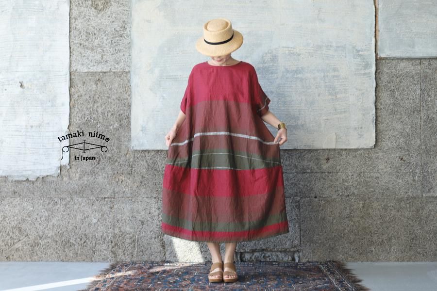 tamaki niime(タマキ ニイメ) 玉木新雌 only one ポワンピ 11 コットン