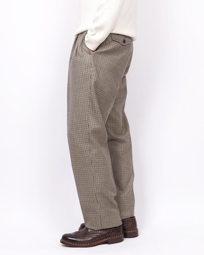 ARDBEG 2プリーツワイドテーパードパンツ ARDBEG UNF CA1034｜BERWICH