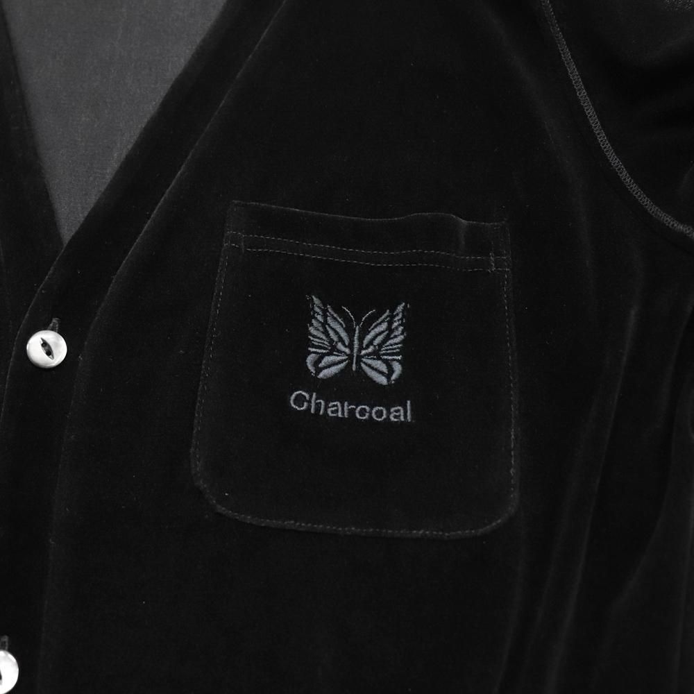 Needles（ニードルズ）〉別注 Nylon V/Neck Pocket Cardigan