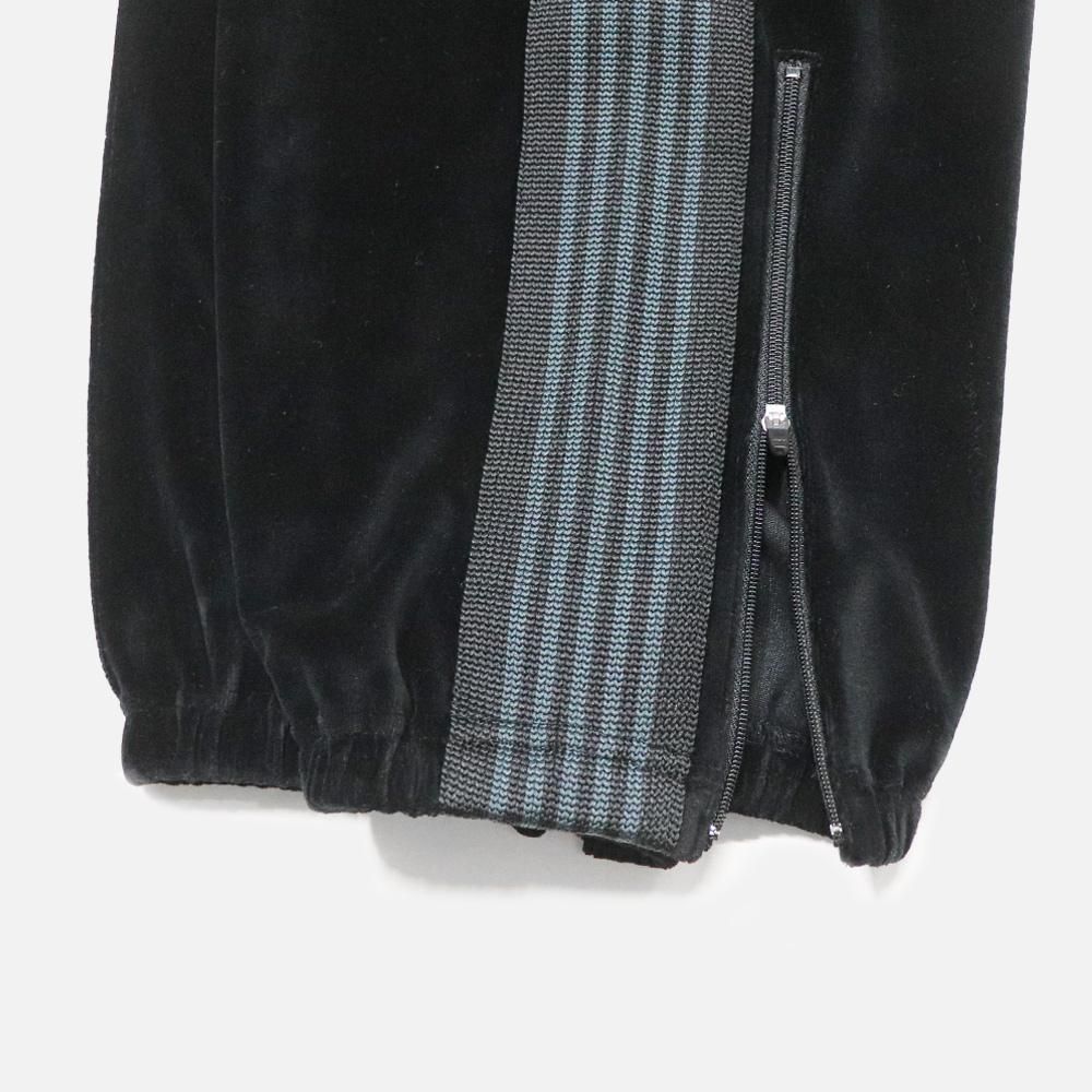Needles（ニードルズ）〉別注 Velour Track Pant Zipped - Charcoal