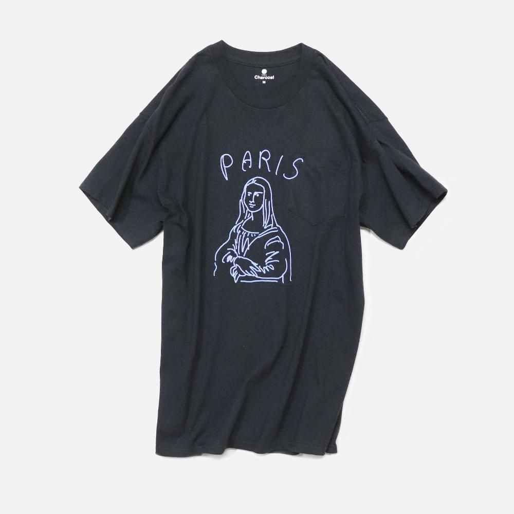 ORIGINAL Charcoal（オリジナル チャコール）Print T Paris - Charcoal