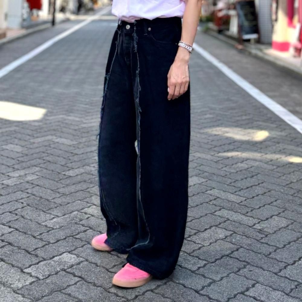 OLD PARK（オールド パーク）〉 Baggy Jeans BK-M - Charcoal TOKYO