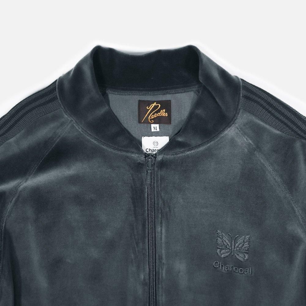 Needles（ニードルズ）〉 別注 RC Velour Track Jacket - Charcoal