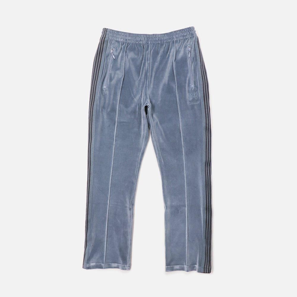 Needles（ニードルズ）〉別注 Velour Track Pant Narrow - Charcoal