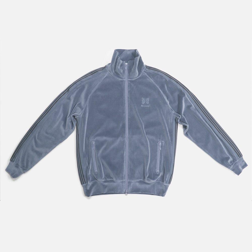 Needles（ニードルズ）〉 別注 Velour Track Jacket - Charcoal TOKYO