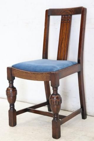 英国アンティーク ダイニングチェア | 1940年代ソリッドオーク