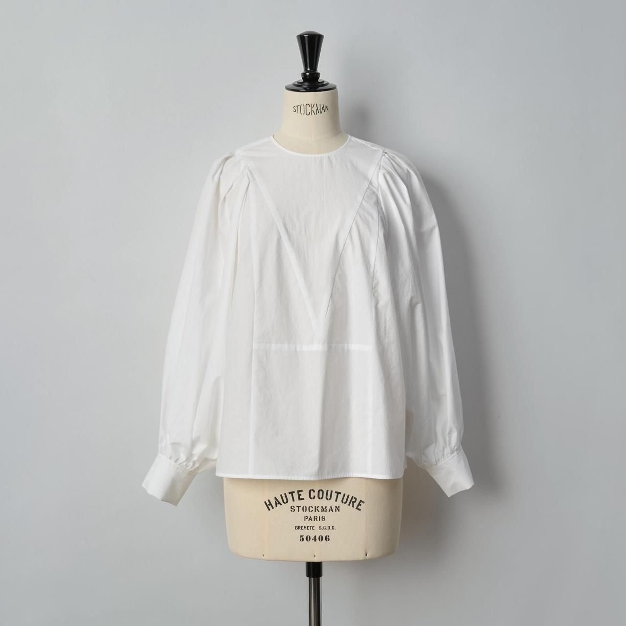 SINMEボリュームシャツⅡホワイト - Pale Jute