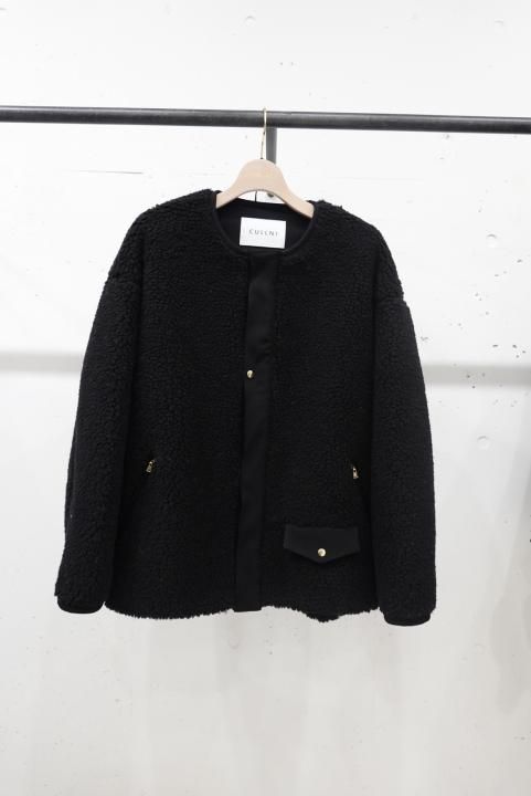 CULLNI ウールボアノーカラーブルゾン - m-market