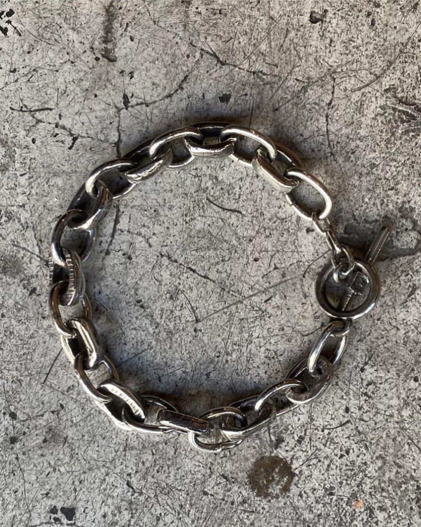 CARVED LINK BRACELET】 - Time is on