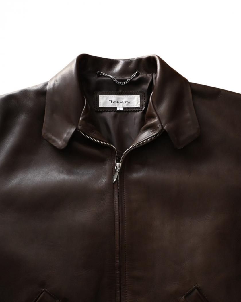 ZIAS LEATHER JACKET】cow leather - Time is on