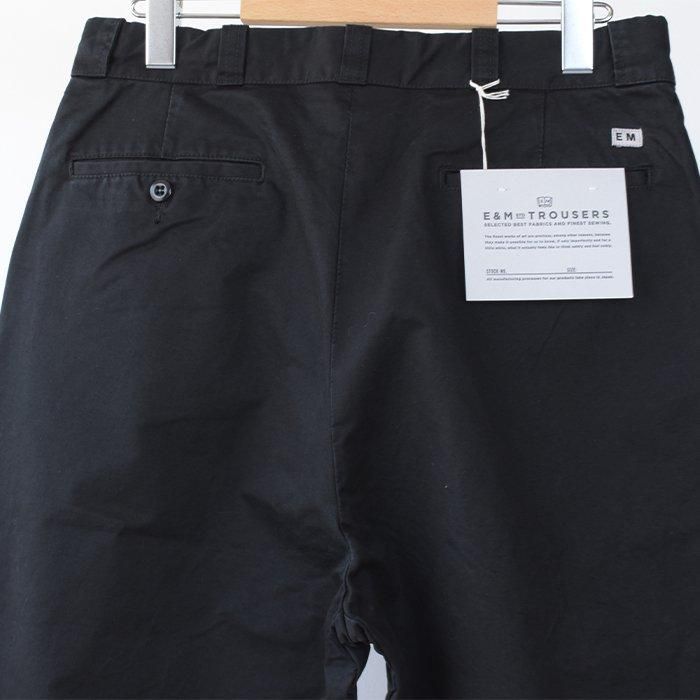 ENDS and MEANS】 2025AW Work Chino - Black -