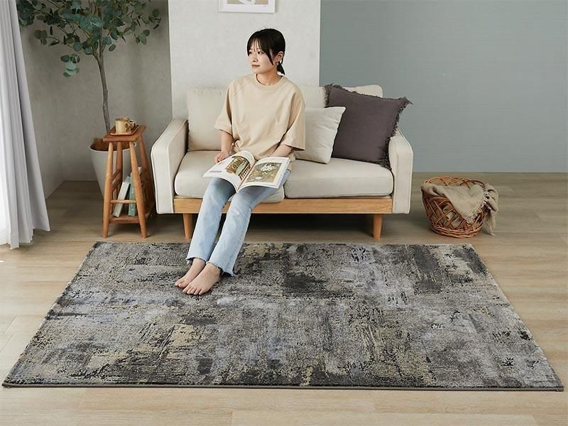 ビンテージ風のアートモダンデザインが魅力。高密度で織られたベルギー