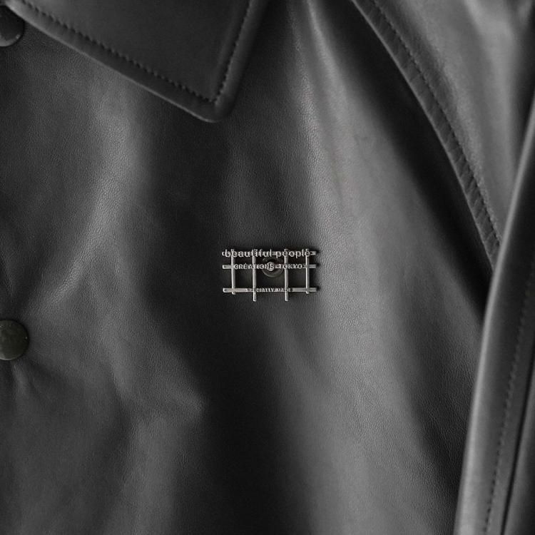 ビューティフルピープル beautiful people 25ss ラムレザーコーチ