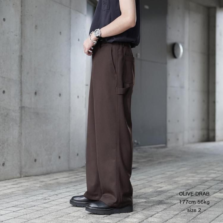 マーカウェア MARKAWARE 25aw ワイドカーペンタートラウザーウール