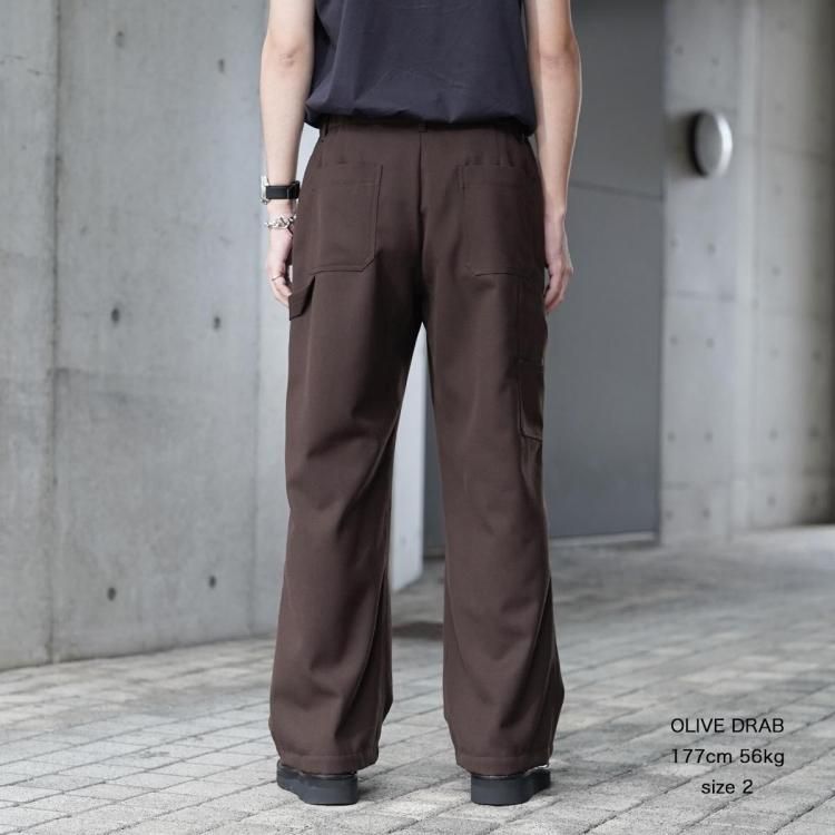 マーカウェア MARKAWARE 25aw ワイドカーペンタートラウザーウール