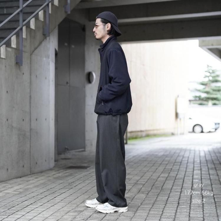 アワサ awasa 26ss ウールギャバジンオーバーパンツ wool gabardine