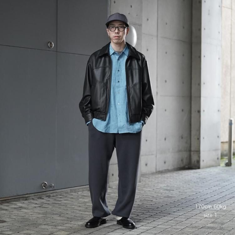 シーシーユー CCU 26ss レザージャケットシープスキン A-1 JACKET