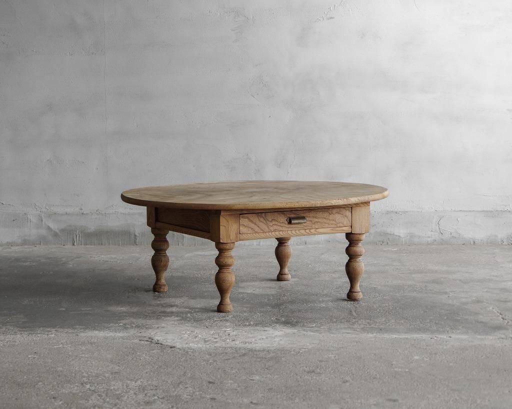 楕円のローテーブル アンティークFUNNEL