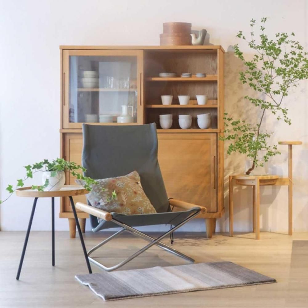 松井木工/FENNE/ガラスキャビネット｜三島家具オンラインショップ