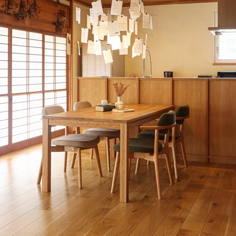 三島家具オリジナル SELECTダイニングテーブル 木製4本脚 - 丁寧な