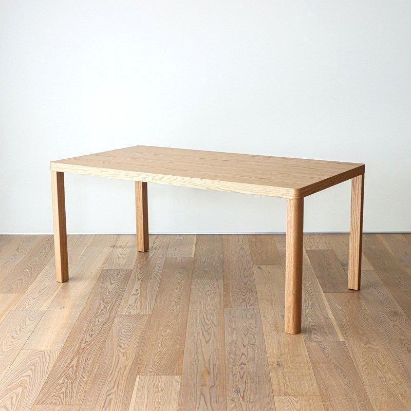 みるく＆はにー ダイニングテーブル ワイド135 手彫り みるく＆はにー