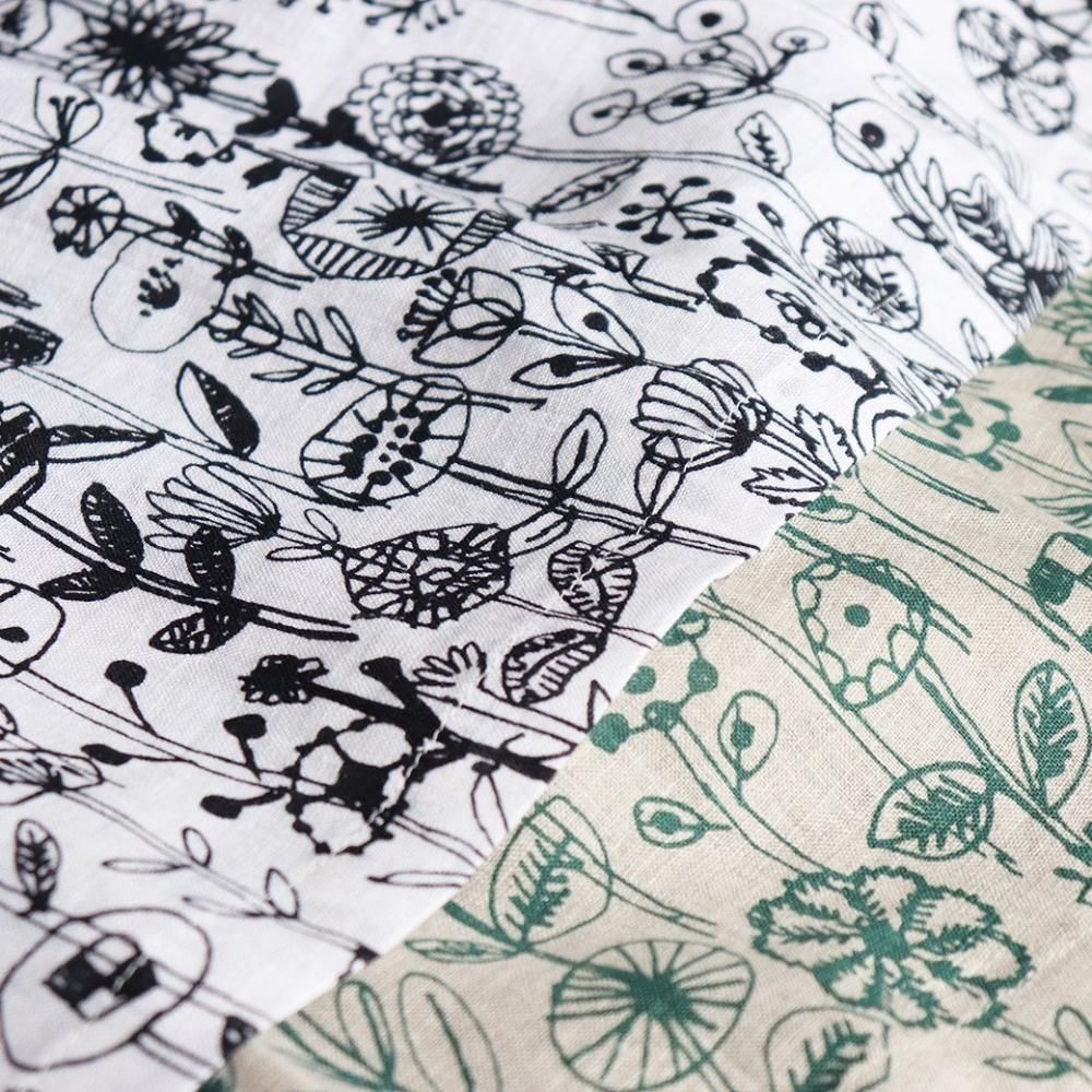 エプロン/リネン/三島家具オリジナル/ホワイト・ベージュ letter of